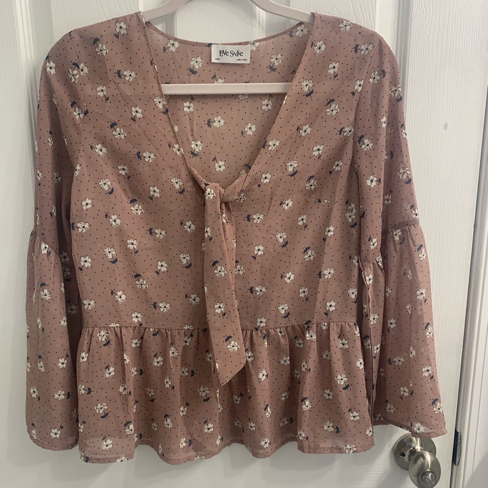 Pink blouse